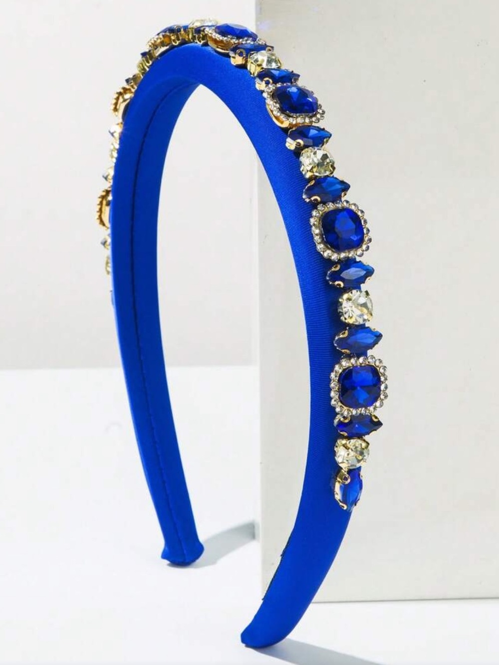 Gorgeous navy blue rhinestones Headband‎